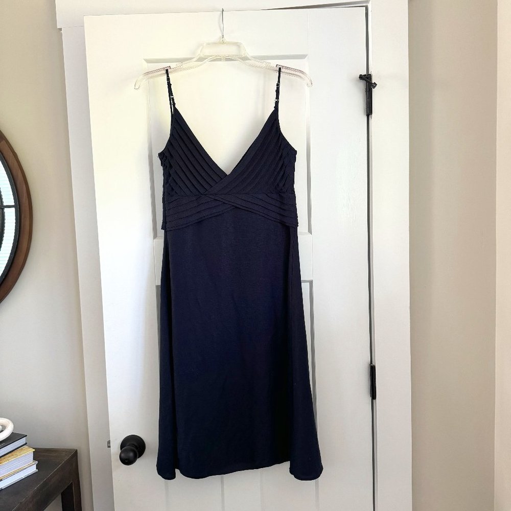 Calvin Klein Navy Linen Sundress with Adjustable Straps (Sz. 4)